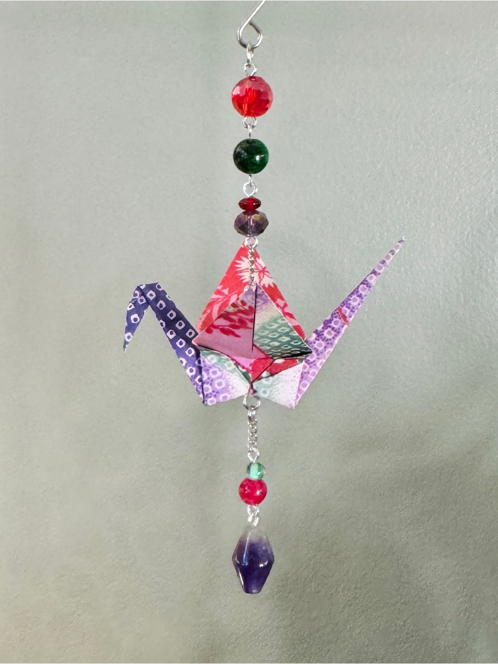 Origami Ornament #2569 - Medium Paper Crane